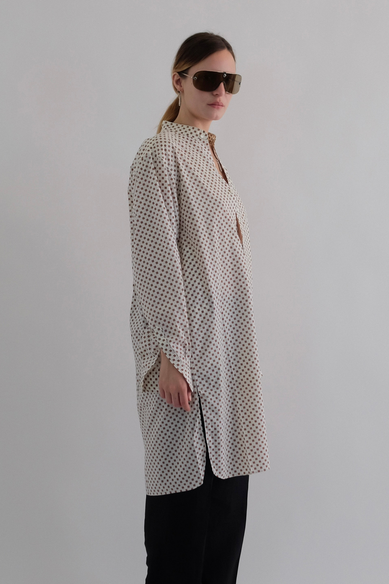 1970S ALBERTELLI OF ROME SHIRT DRESS