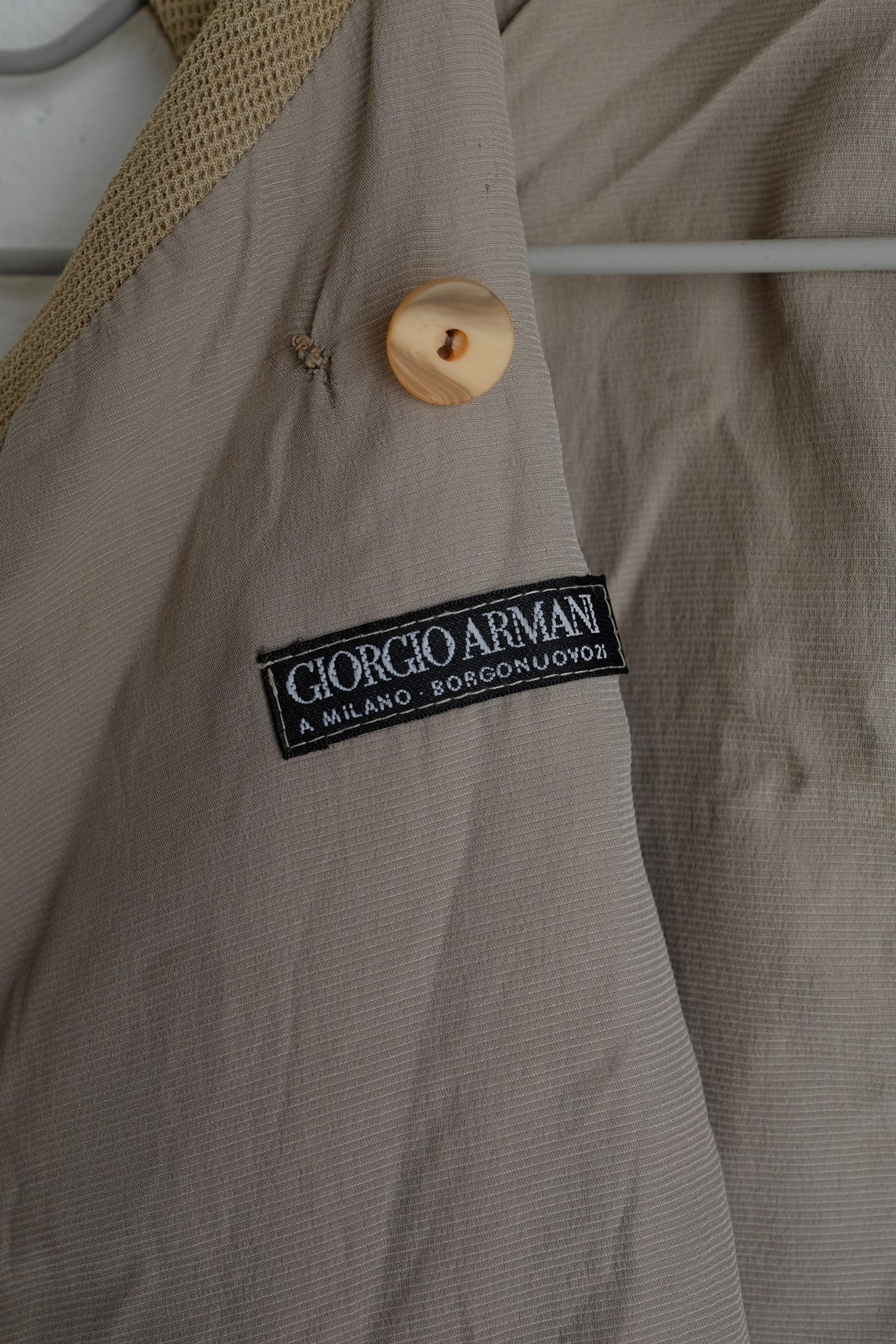 1980S GIORGIO ARMANI DB TAILORED VEST