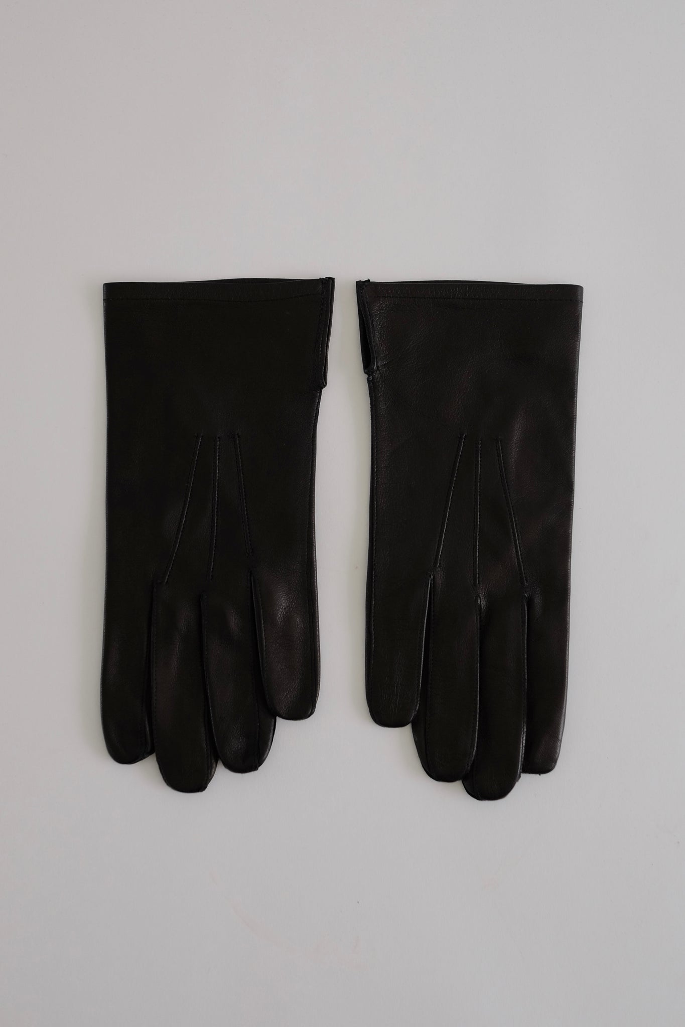 BLACK KID LEATHER GLOVES