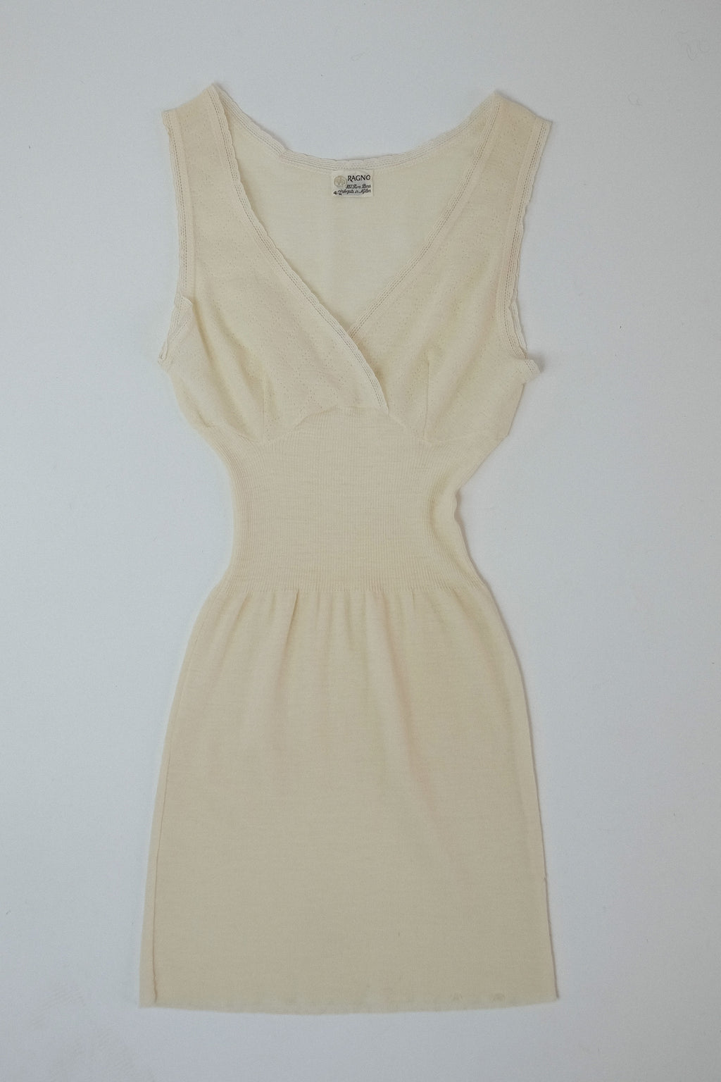 RAGNO VINTAGE TOP IN CREAM WHITE