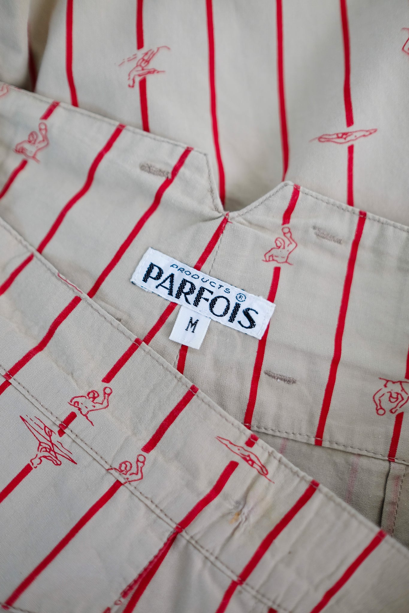 1970S PARFOIS SHORTS IN PRINTED COTTON