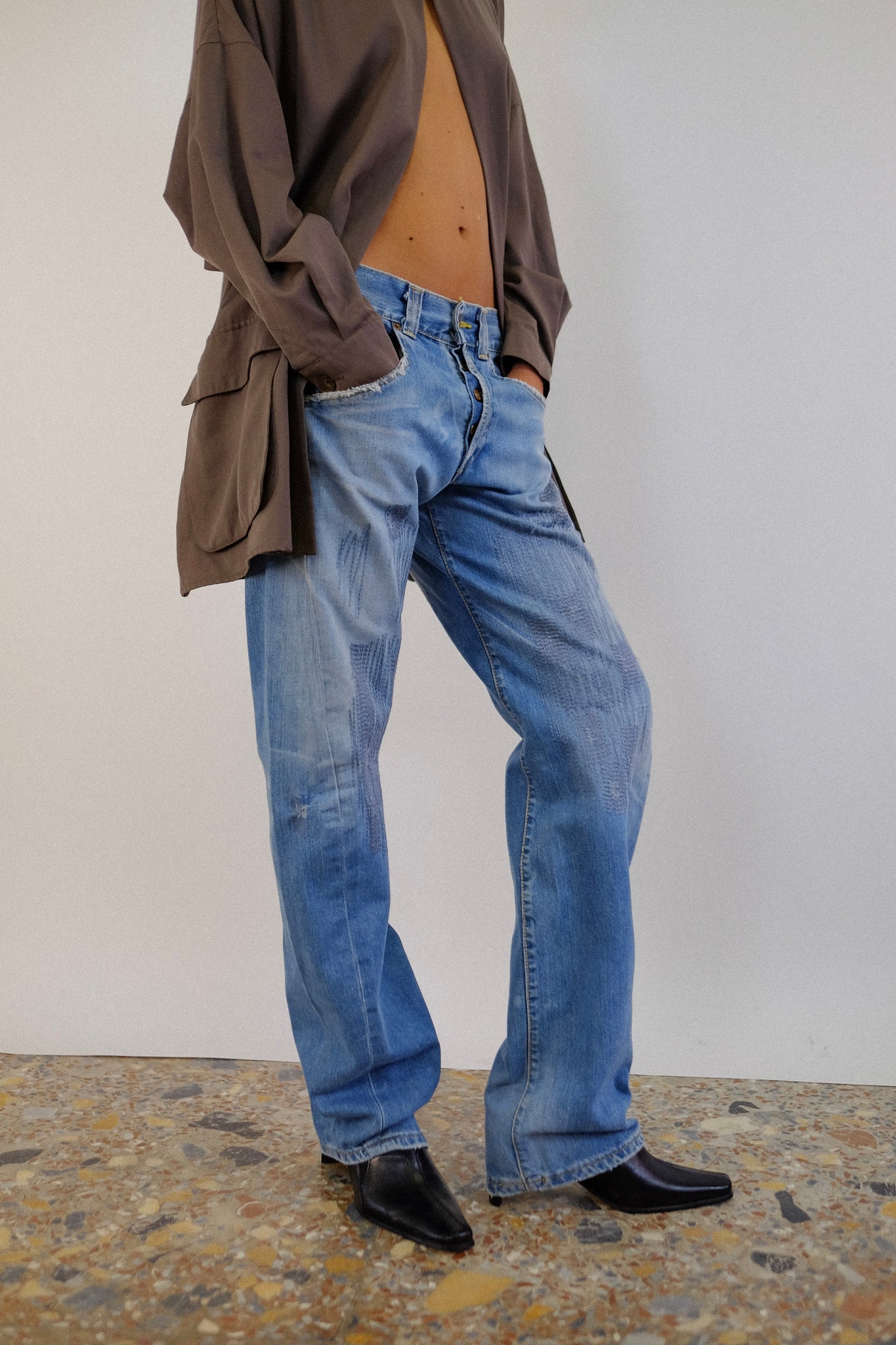 LEVIS ENGINEERED JEANS IN EMBROIDERED COTTON