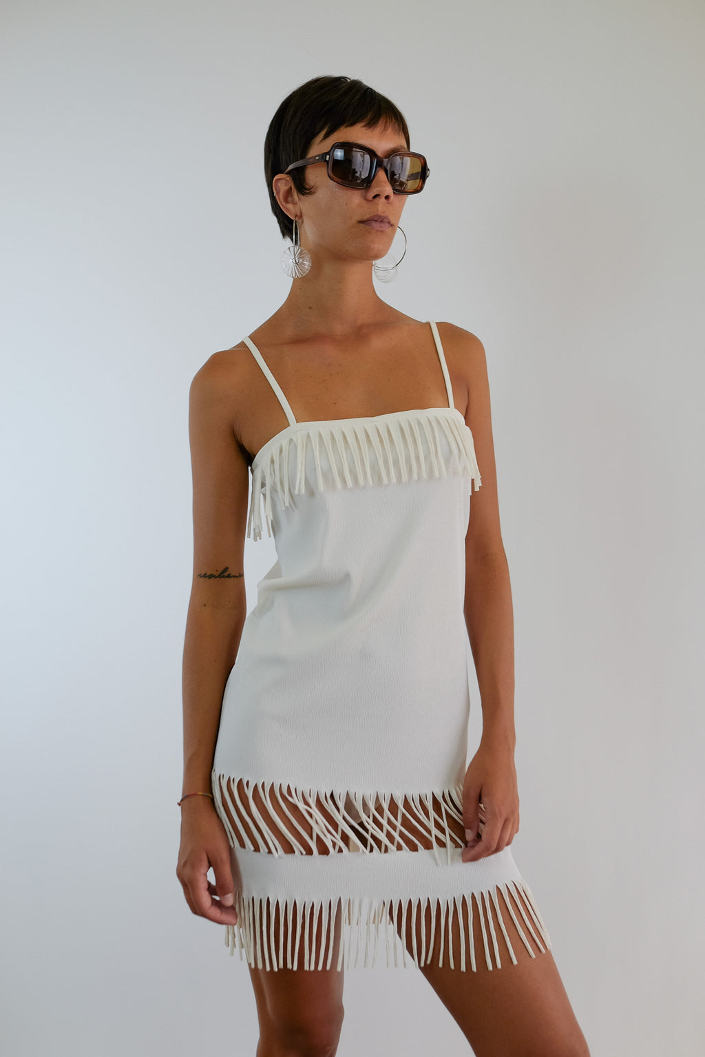 70S LORIS AZZARO PLAGE CUT-OUT DRESS