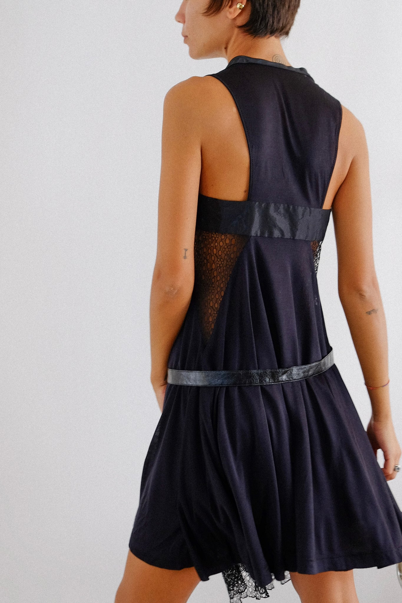 BALENCIAGA 2006 BY NICHOLAS GHESQUIERE DRESS IN BLACK