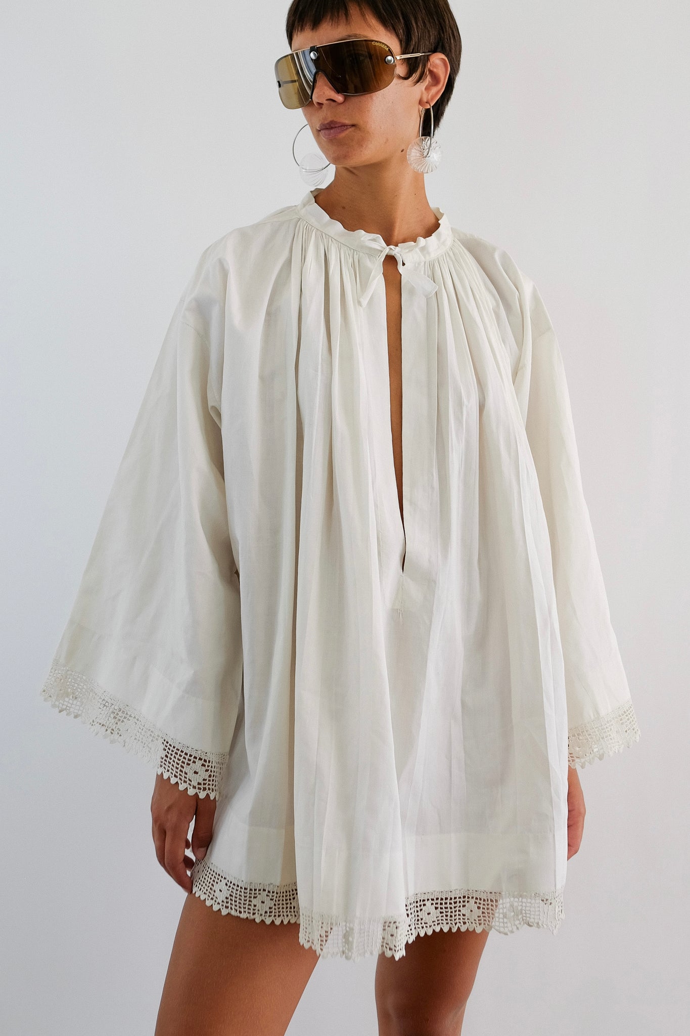 1900S ANTIQUE BRODERIE SHIRT