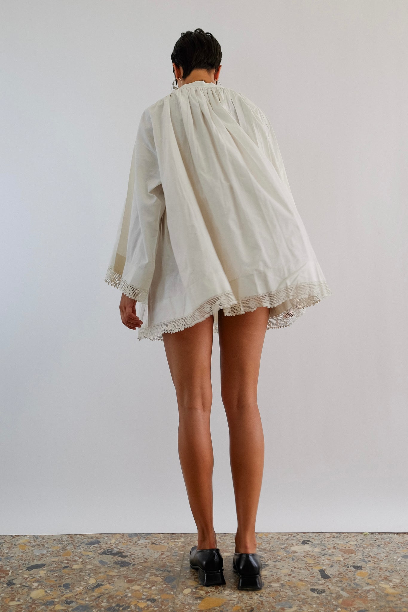 1900S ANTIQUE BRODERIE SHIRT