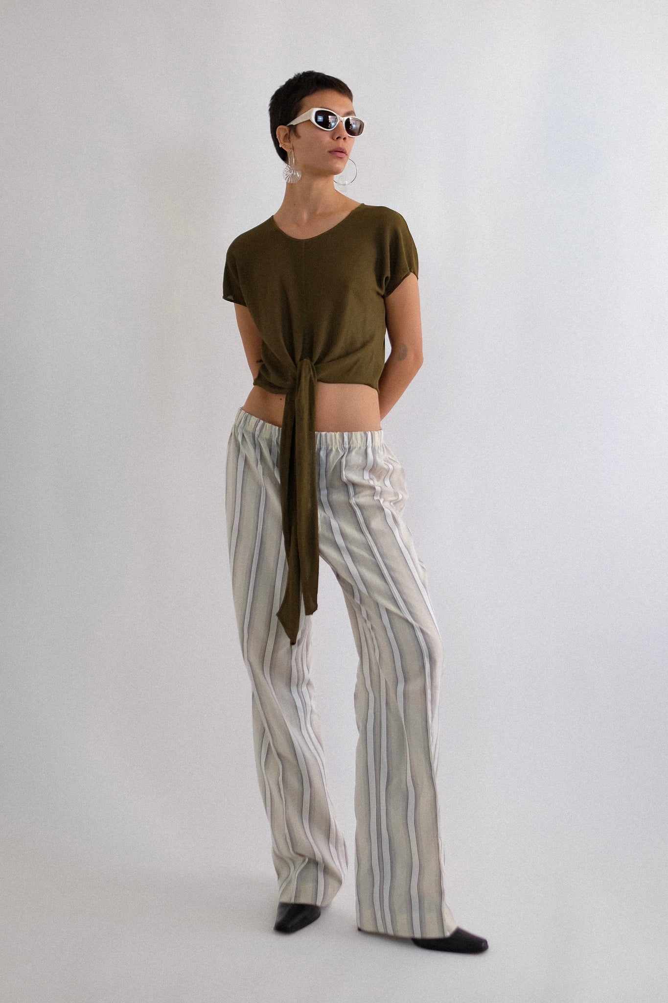 GIORGIO ARMANI KNIT T IN KHAKI