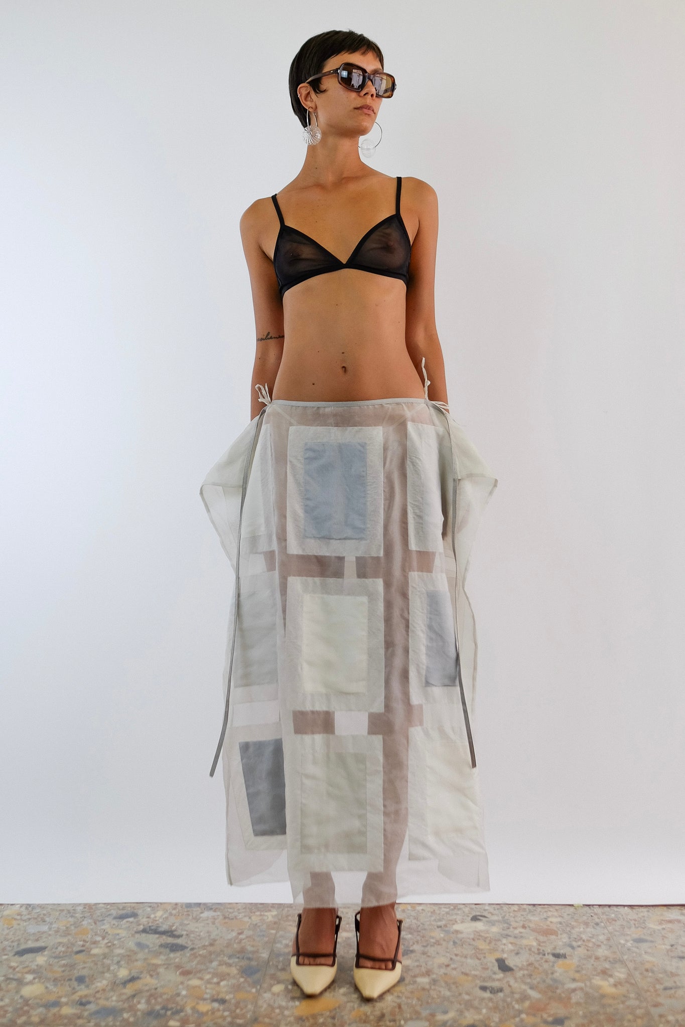MARITHÉ FRANÇOIS ET GIRBAUD GEOMETRIC TRANSFORMABLE SKIRT