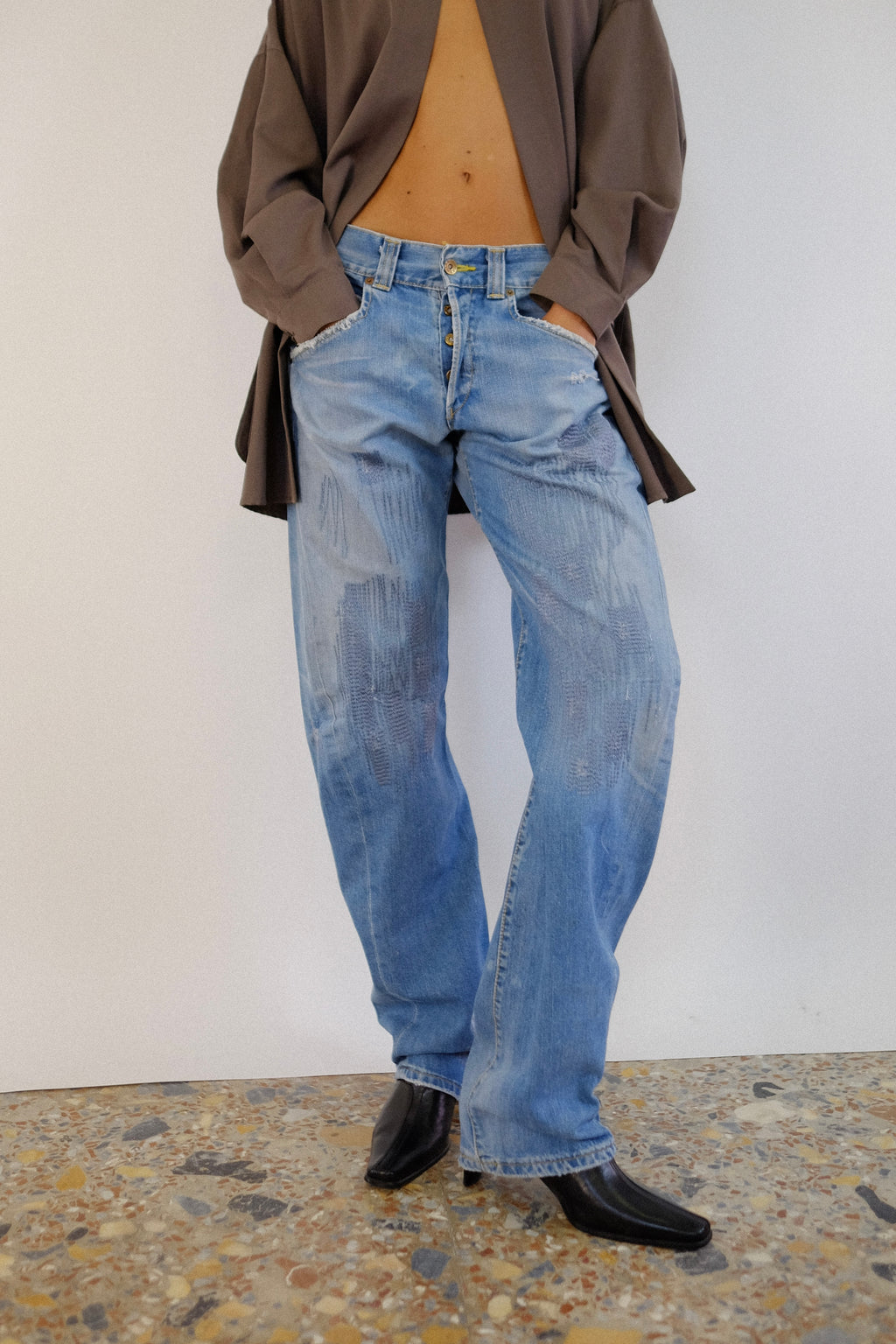 LEVIS ENGINEERED JEANS IN EMBROIDERED COTTON
