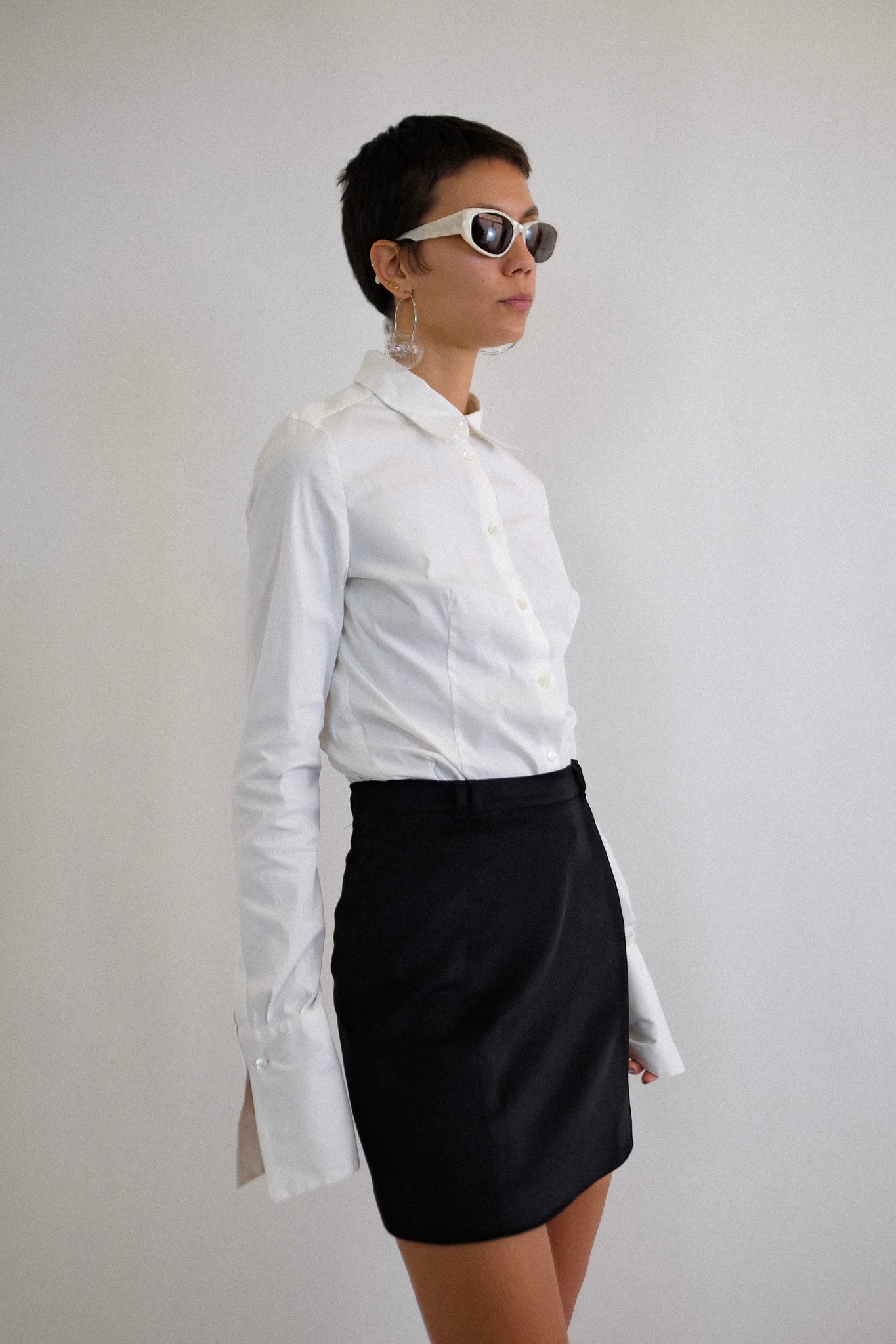 MIU MIU 2007 SEASON SHIRT IN WHITE