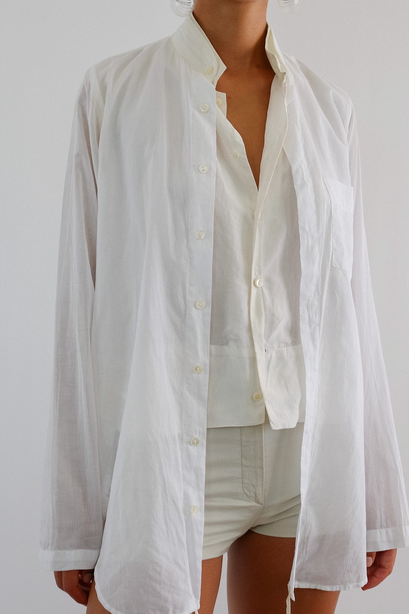 MALLONI DOUBLE LAYERED SHIRT